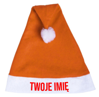 Czapka Świętego Mikołaja pomarańczowa
