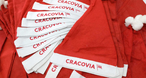 Czapka Świętego Mikołaja pomarańczowa