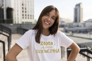 Koszulka Złota ze mnie dziewczyna