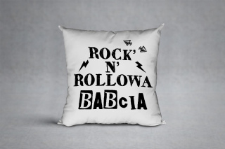 Poduszka Rock'n'rollowa babcia