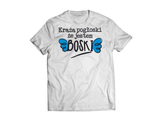 T-shirt Krążą pogłoski że jestem boski