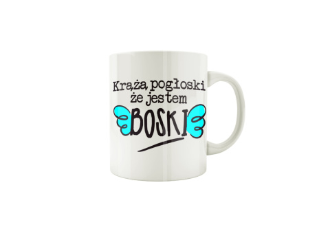Kubek Krążą pogłoski że jestem boski