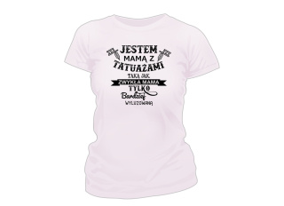 Koszulka Jestem mamą z tatuażami