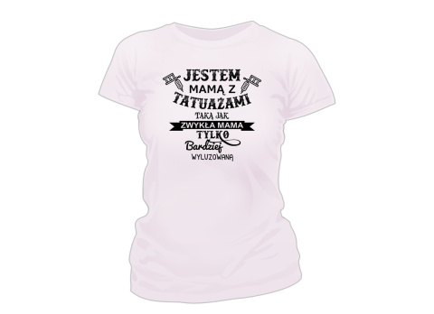 Koszulka Jestem mamą z tatuażami