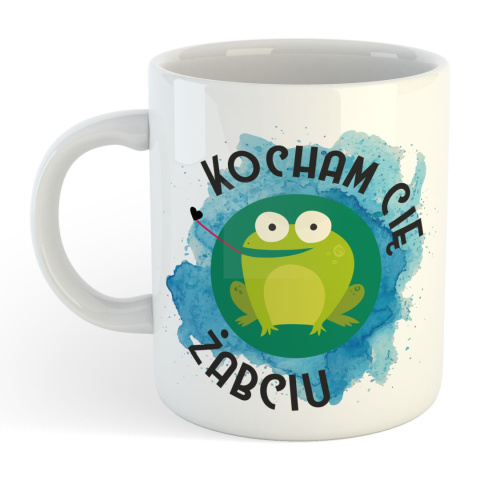 Kubek Kocham Cię Żabciu Kubek Kocham Cię Żabciu
