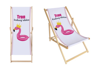 Leżak Tron królowej relaksu