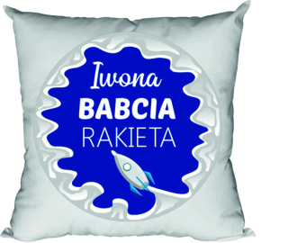 Poduszka Babcia rakieta
