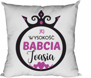 Poduszka Jej wysokość babcia