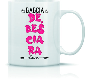 Kubek Ta babcia to debeściara