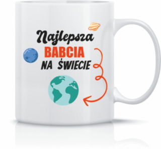 Kubek Najlepsza babcia na świecie planety