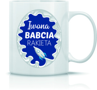 Kubek Babcia rakieta