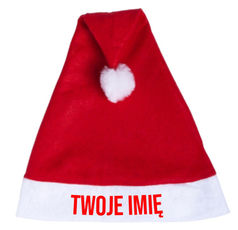 Czapka Świętego Mikołaja czerwona