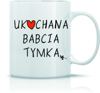 Kubek Ukochana babcia imię serce