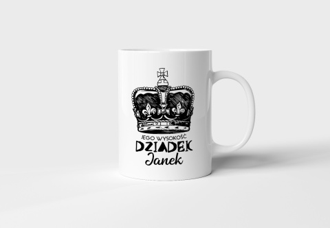 Kubek Jego wysokość dziadek