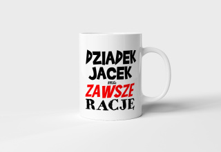 Kubek Dziadek ma zawsze rację imię