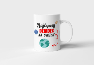 Kubek Najlepszy dziadek na świecie planety