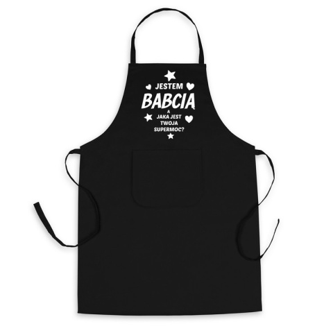 Fartuch Jestem babcią a jakie są twoje supermoce?