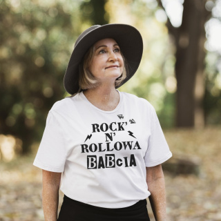T-shirt Rock'n'rollowa babcia