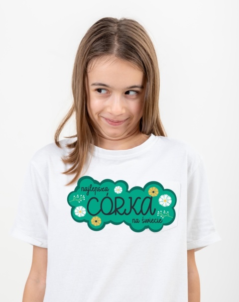 T-shirt Najlepsza córka na świecie T-shirt Najlepsza córka na świecie