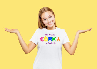 T-shirt Najlepsza córka na świecie kolory