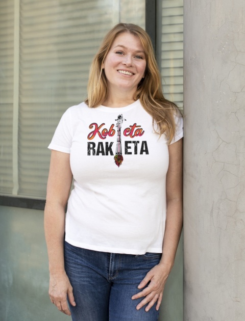 T-shirt Kobieta rakieta