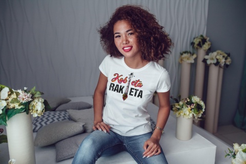 T-shirt Kobieta rakieta