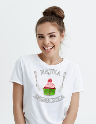 T-shirt Fajna babeczka
