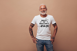 T-shirt Rock'n'rollowy dziadek