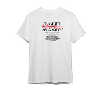 Koszulka T-shirt najfajniejszego nauczyciela