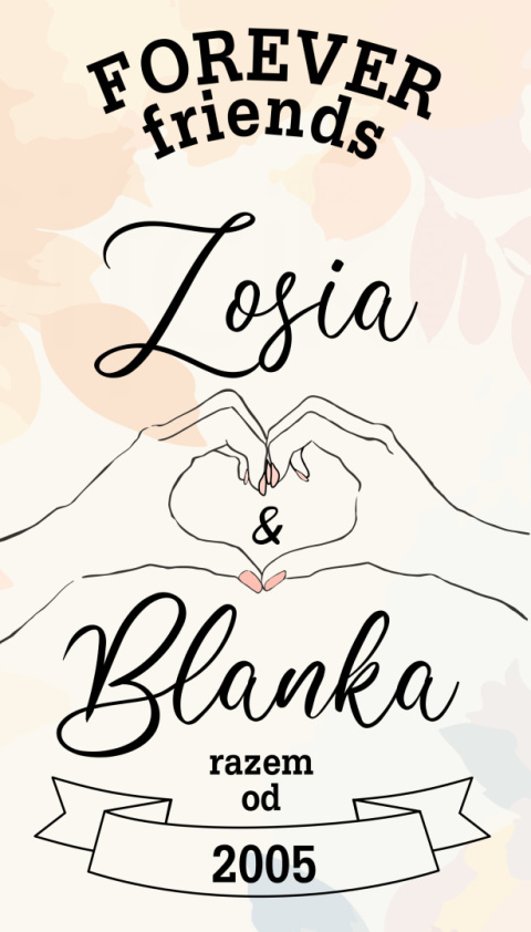 Leżak Friends forever