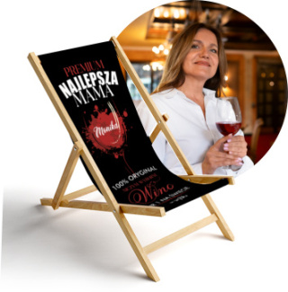 Leżak Najlepsza mama niczym wyborne wino
