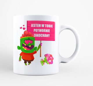 Kubek Jestem w Tobie potwornie zakochany