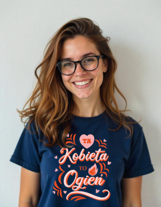 Koszulka Ta Kobieta to Ogień