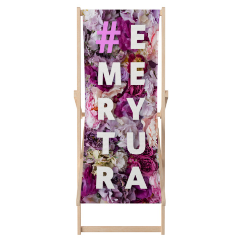 Leżak #EMERYTURA kwiaty Leżak #EMERYTURA kwiaty