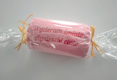 Ręcznik kąpielowy DUŻY z Twoim napisem