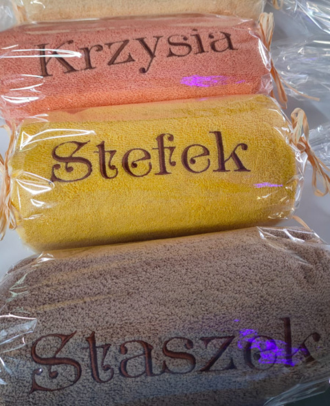Ręcznik kąpielowy DUŻY z Twoim napisem