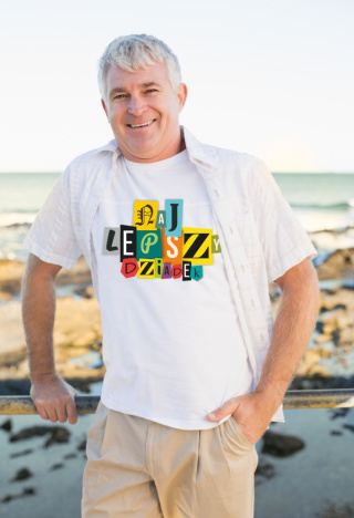 T-shirt Najlepszy dziadek multikolor