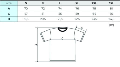 T-shirt Nigdy nie lekceważ siły mężczyzny urodzonego w T-shirt Nigdy nie lekceważ siły mężczyzny urodzonego w