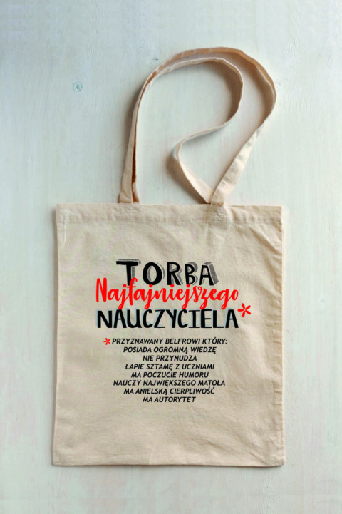 Torba najfajniejszego nauczyciela