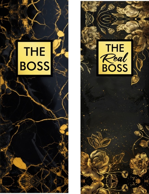 Zestaw lezaków The Boss & The Real Boss złoto